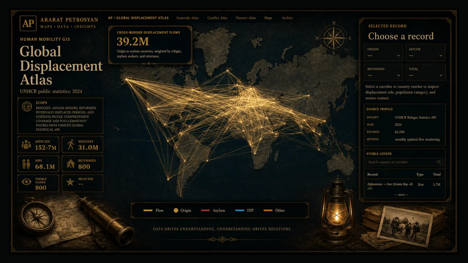 Global Displacement Atlas map preview