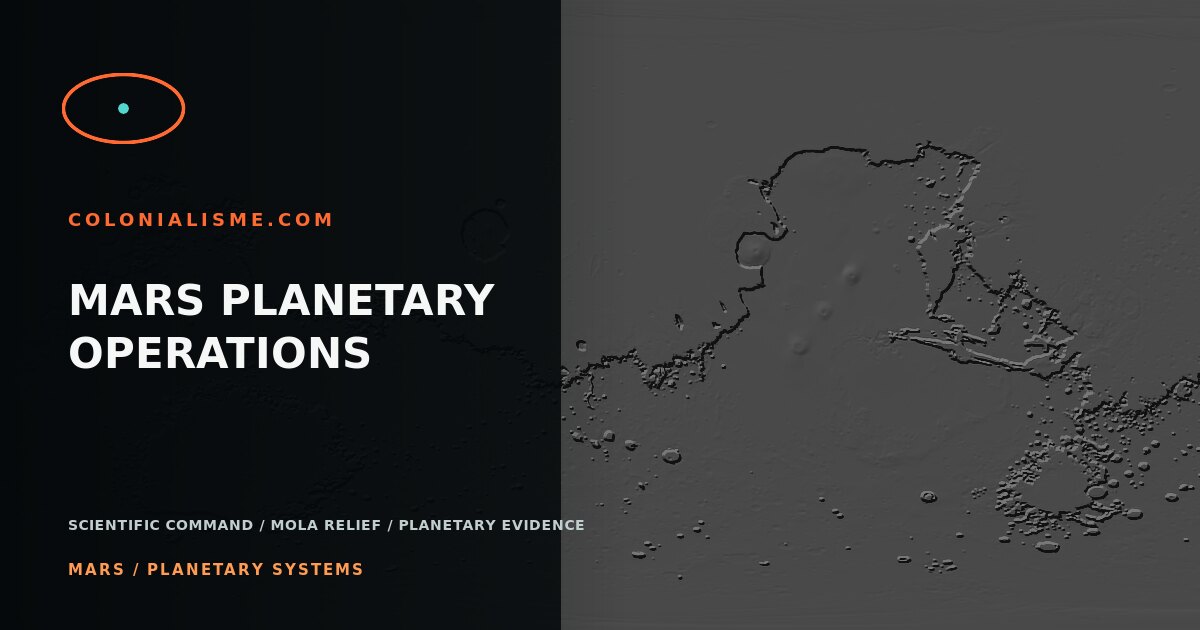Mars Operations Center planetary research dashboard