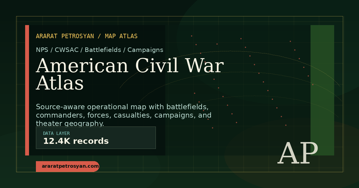 American Civil War Atlas visual preview