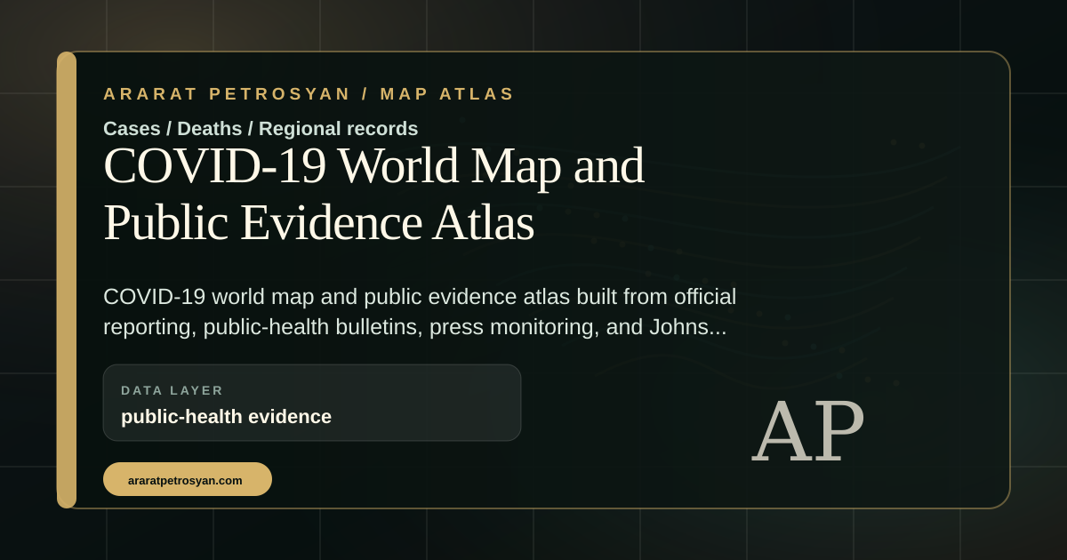 COVID-19 World Map visual preview