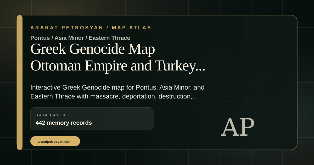 Greek Genocide Map visual preview