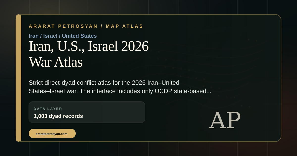 Iran-US-Israel War 2026 Atlas visual preview