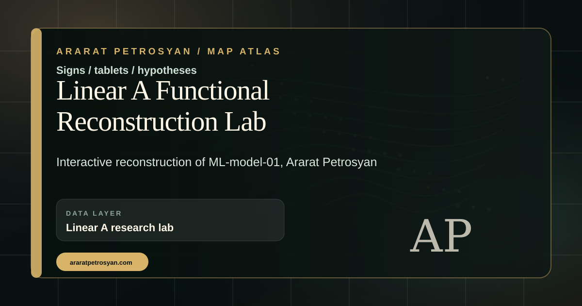 Minoan Linear A Lab visual preview