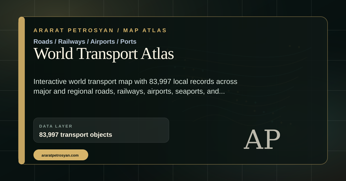 World Transport Atlas visual preview